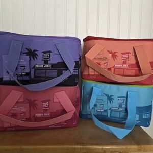 Set Of 4 Trader Joe's Insulated Mini Bags
